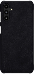 Husa pentru Samsung Galaxy A13 5G/A04s QIN Leather Case Metal Black 