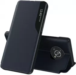 Husa de protectie compatibila cu Honor Magic4 Lite Piele ecologica Albastru 