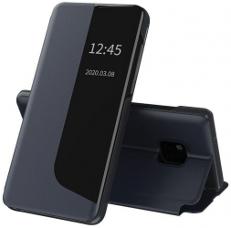 Husa pentru Huawei Mate 20 Pro Piele ecologica Dark Blue 