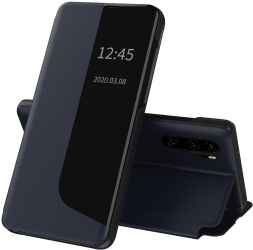 Husa Protectie pentru Huawei P30 Pro/P30 Pro New Edition Heavy Duty eFold Series O6056 Piele ecologica Dark Blue 