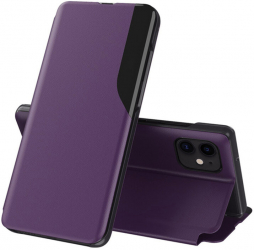 Husa Protectie pentru iPhone 12 mini Elite Armor eFold Series O5999 Piele ecologica Purple 