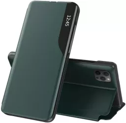 Husa pentru iPhone 12 Pro Max Piele ecologica Dark Green 