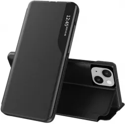 Husa Protectie pentru iPhone 14 Plus Lightweight eFold Series G2781 Piele ecologica Negru 