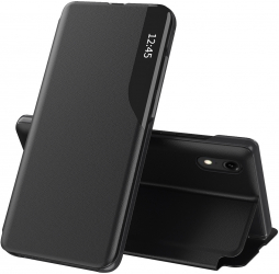 Husa pentru iPhone XR Piele ecologica Black 