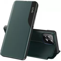 Husa Protectie pentru Oppo Find X3/Find X3 Pro Elite Armor eFold Series O6145 Piele ecologica Dark Verde 