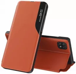 Husa pentru Samsung Galaxy A22 5G Piele ecologica Orange 