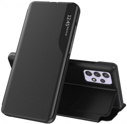 Husa pentru Samsung Galaxy A52 4G/A52 5G/A52s 5G Piele ecologica Black 