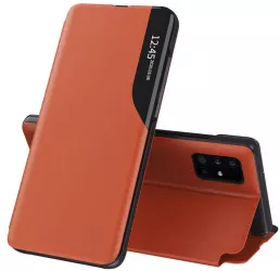 Husa pentru Samsung Galaxy M31s Piele ecologica Orange 