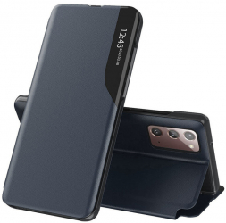 Husa Protectie pentru Samsung Galaxy Note 20/Note 20 5G Precision Cut eFold Series O5844 Piele ecologica Dark Blue 