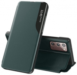 Husa pentru Samsung Galaxy Note 20/Note 20 5G Piele ecologica Dark Green 