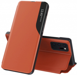Husa pentru Samsung Galaxy Note 20 Ultra/Note 20 Ultra 5G Piele ecologica Orange 