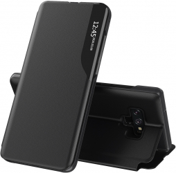 Husa Protectie pentru Samsung Galaxy Note 9 Precision Cut eFold Series O5827 Piele ecologica Negru 