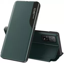 Husa pentru Xiaomi Mi 10T 5G/Mi 10T Pro 5G Piele ecologica Dark Green 