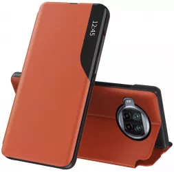 Husa pentru Xiaomi Mi 10T Lite 5G Piele ecologica Orange 