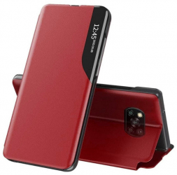 Husa de protectie compatibila cu Xiaomi Poco X3 Pro/X3 NFC/X3 Piele ecologica Rosu 