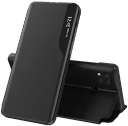 Husa Protectie pentru Xiaomi Redmi 9C/Redmi 9C NFC Precision Cut eFold Series O5695 Piele ecologica Negru 
