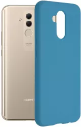 Husa pentru Huawei Mate 20 Lite Silicon Denim Blue 
