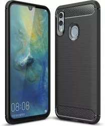Husa pentru Huawei P smart 2019/Honor 10 Lite Techsuit Carbon Silicone Black 