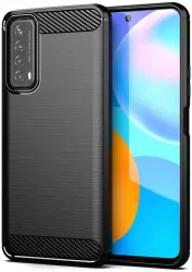 Husa de protectie compatibila cu Huawei P Smart 2021 PU Negru 