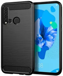 Husa de protectie compatibila cu Huawei P20 Lite 2019 PU Negru 