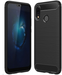 Husa de protectie compatibila cu Huawei P20 Lite PU Negru 