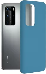 Husa pentru Huawei P40 Pro Techsuit Soft Edge Silicone Denim Blue 
