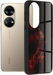 Husa Protectie pentru Huawei P50 Heavy Duty Glaze Series O4371 Lexgard Rosu Nebula 