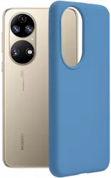 Husa Protectie pentru Huawei P50 Precision Fit Soft Edge Silicon Flexe O5451 Silicon Flex Albastru 