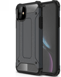 Husa Protectie pentru iPhone 11 Precision Fit Hybrid Armor O4555 Lexgard Negru 