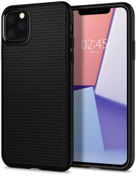 Husa de protectie compatibila cu iPhone 11 Pro Max PU Negru 