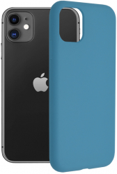 Husa pentru iPhone 11 Techsuit Soft Edge Silicone Denim Blue