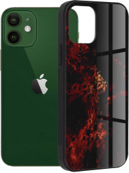 Husa pentru iPhone 12/12 Pro Policarbonat Red Nebula 