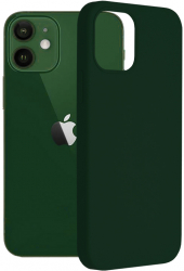 Husa de protectie compatibila cu iPhone 12/Pro Soft Silicon Verde 