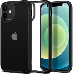 Husa pentru iPhone 12 mini Spigen Ultra Hybrid Matte Black 