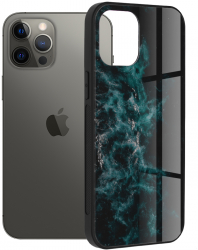 Husa pentru iPhone 12 Pro Max Policarbonat Blue Nebula