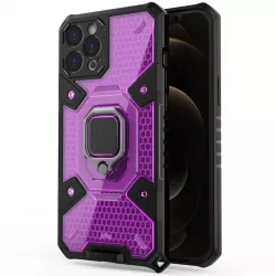 Husa pentru iPhone 12 Pro Max Techsuit Honeycomb Armor Rose-Violet 