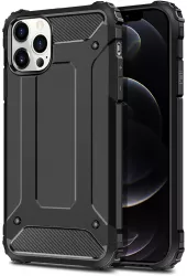 Husa pentru iPhone 12 Pro Max Hybrid Armor Policarbonat Black 