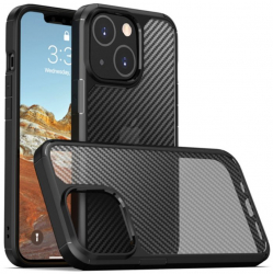 Husa pentru iPhone 13 mini Carbon Fuse Poliuretan Black 