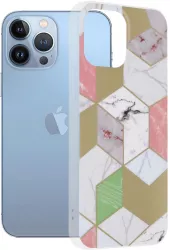 Husa de protectie compatibila cu iPhone 13 Pro Max PU Mov