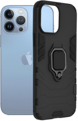 Husa Protectie pentru iPhone 13 Pro Max Precision Cut Silicon Flexe Shield O5115 Metal Negru 