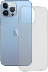 Husa Protectie pentru iPhone 13 Pro Max Heavy Duty Clear Silicone O3905 Termoplastic Transparenta 