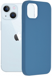 Husa pentru iPhone 13 Silicon Denim Blue 