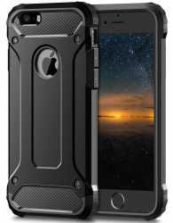 Husa pentru iPhone SE 5 5S Policarbonat Black 