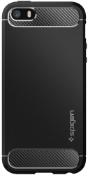 Husa pentru iPhone 5/5s/SE Spigen Rugged Armor Black 