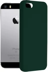 Husa Cu Grad Ridicat de Protectie pentru iPhone 5/5s/SE Elite Content B4300 Siliciu Verde inchis 