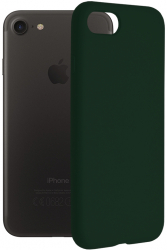 Husa de protectie compatibila cu iPhone SE 2 SE 2020/7/8/3 SE 2022 Soft Silicon Verde 