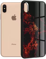 Husa de protectie compatibila cu iPhone XS Max PC Rosu