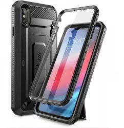 Carcasa de protectie compatibila cu iPhone XS Max Unicorn Beetle Pro H455 PC Negru 