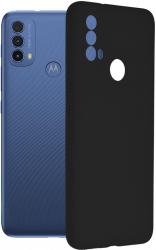 Husa Cu Grad Ridicat de Protectie pentru Motorola Moto E40/Moto E30 Precision Shell B3594 Siliciu Intense Darkness 