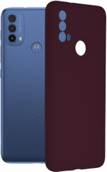 Husa de protectie compatibila cu Motorola Moto E40/E30 Soft Silicon Violet 